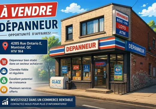 Propriété commerciale à vendre - 4285 Rue Ontario E., Montréal (Mercier/Hochelaga-Maisonneuve), H1V 1K4