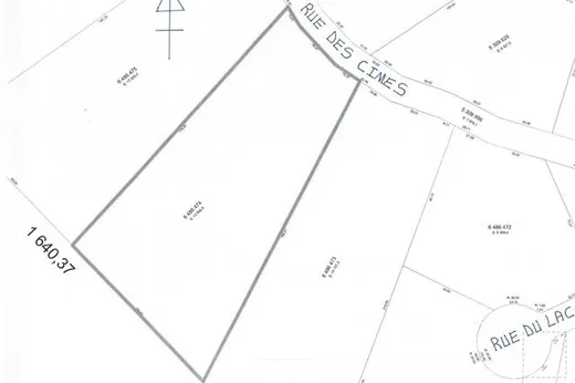 Terrain à vendre -  Rue des Cimes, Sainte-Marguerite-du-Lac-Masson, J0T 1L0