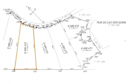 Land for sale -  Rue des Cimes, Sainte-Marguerite-du-Lac-Masson, J0T1L0