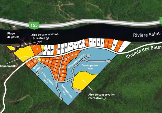 Land for Sale -  Ch. des Bêtes-Puantes, Trois-Rives, G0X 2C0