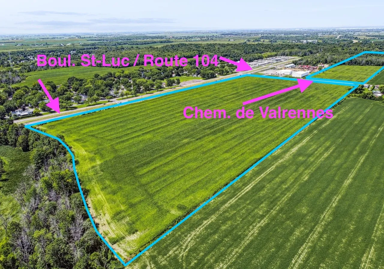 Terrain à vendre -  Ch. De Valrennes, Saint-Jean-sur-Richelieu, J2Y 1A5