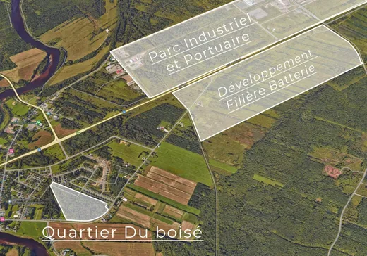 Terrain à vendre -  Rue André-Cyrenne, Bécancour, G9H0R6