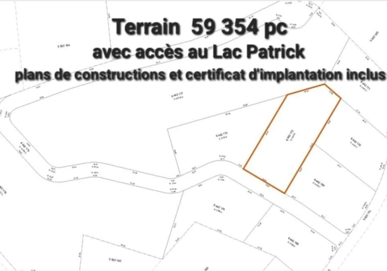 Terrain à vendre -  Ch. du Renard, Entrelacs, J0T 2E0