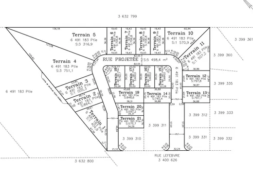 Terrain à vendre -  Rue Lefebvre, Shawinigan, G0X1L0