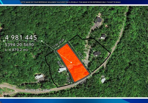 Land for sale - 720 Mtée de l'Adret, Sainte-Adèle, J8B2H2