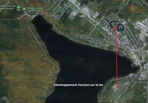 Land for Sale -  Rue de l'Horizon, Lac-Mégantic, G6B 0H6