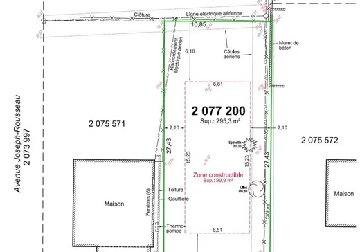 Terrain à vendre - 1820 Rue Sheppard, Charlesbourg, G1S 1K7