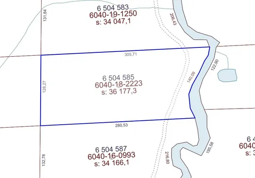 Terrain à vendre -  Ch. de la Ferme-Joseph, Maniwaki, J9E 3A8