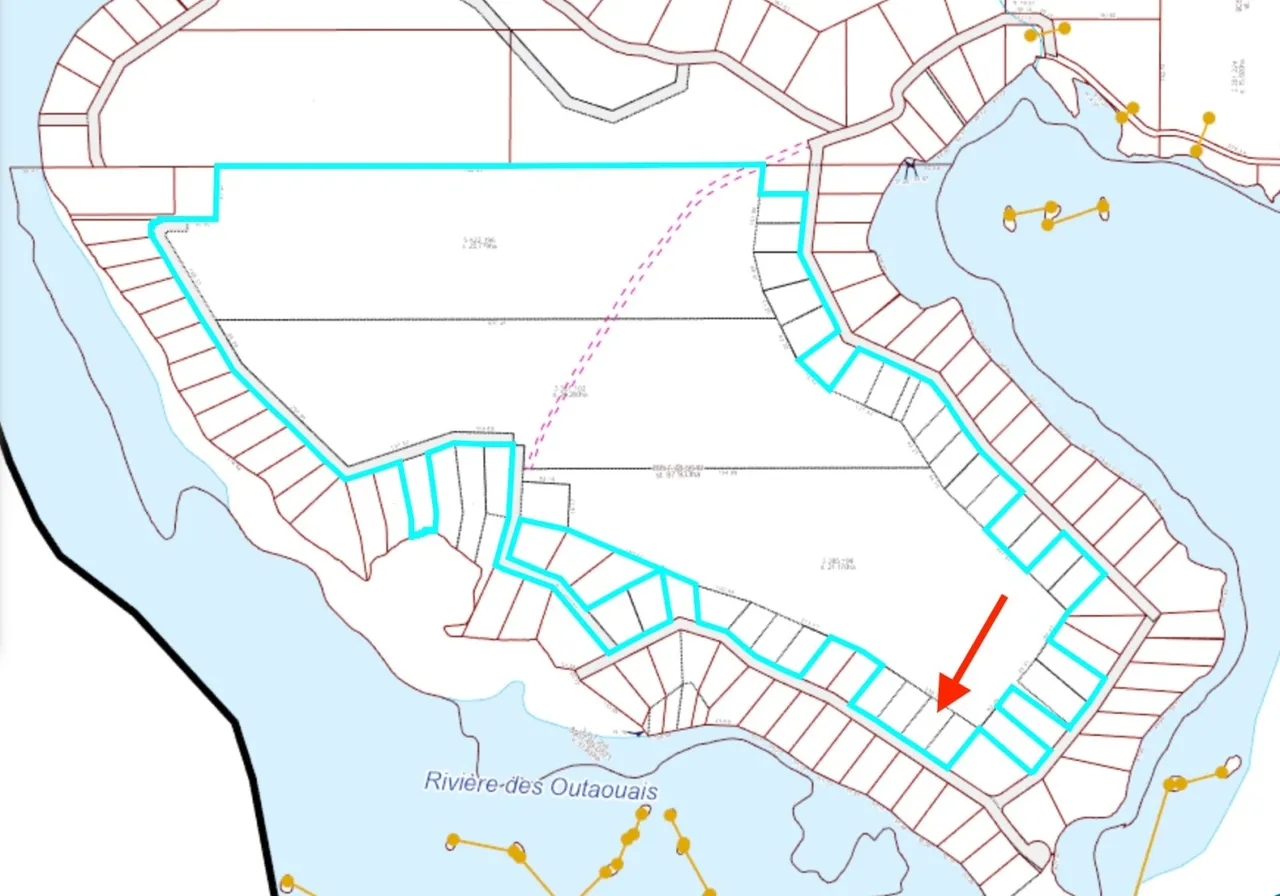 Terrain à vendre -  Ch. de la Baie, Ile Du Grand-Calumet, J0X 1J0