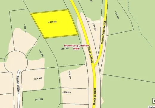 Land for sale -  Route du Nord, Brownsburg-Chatham, J8G2G3
