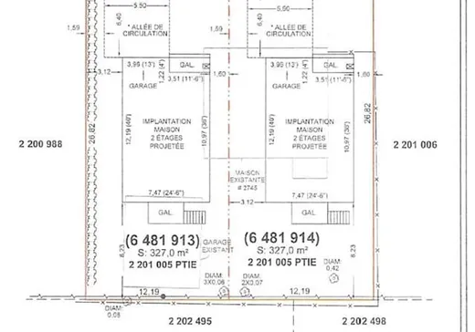 Terrain à vendre - 2755 Rue Paquette, St-Hubert, J4T 2P1