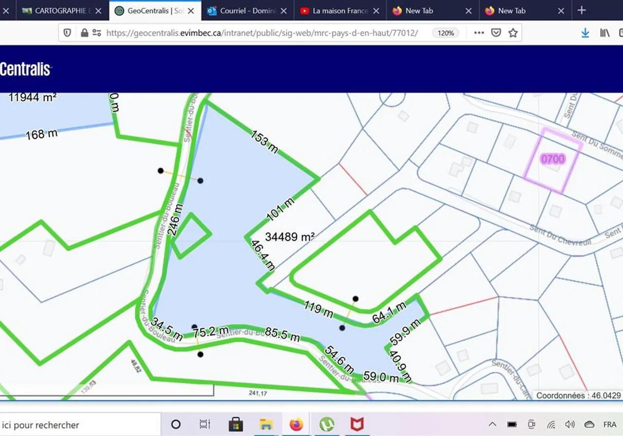 Land for Sale -  Rue du Sentier-du-Bouleau, Mandeville, J0L 1L0