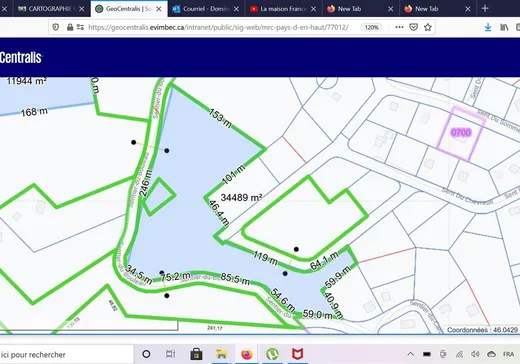 Terrain à vendre -  Rue du Sentier-du-Bouleau, Mandeville, J0L1L0