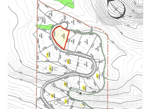 Terrain à vendre -  Ch. du Lac-Quenouille, Mont-Tremblant, J8E2P0
