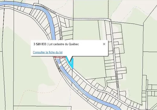 Terrain à vendre -  Ch. Decelles, Brigham, J2K 4S5