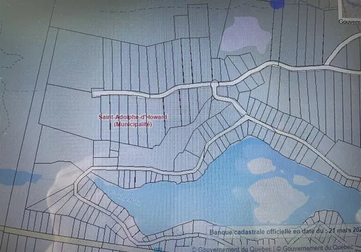 Terrain à vendre - 117 Ch. des Dolomites, St-Adolphe d'Howard, J0T 2B0