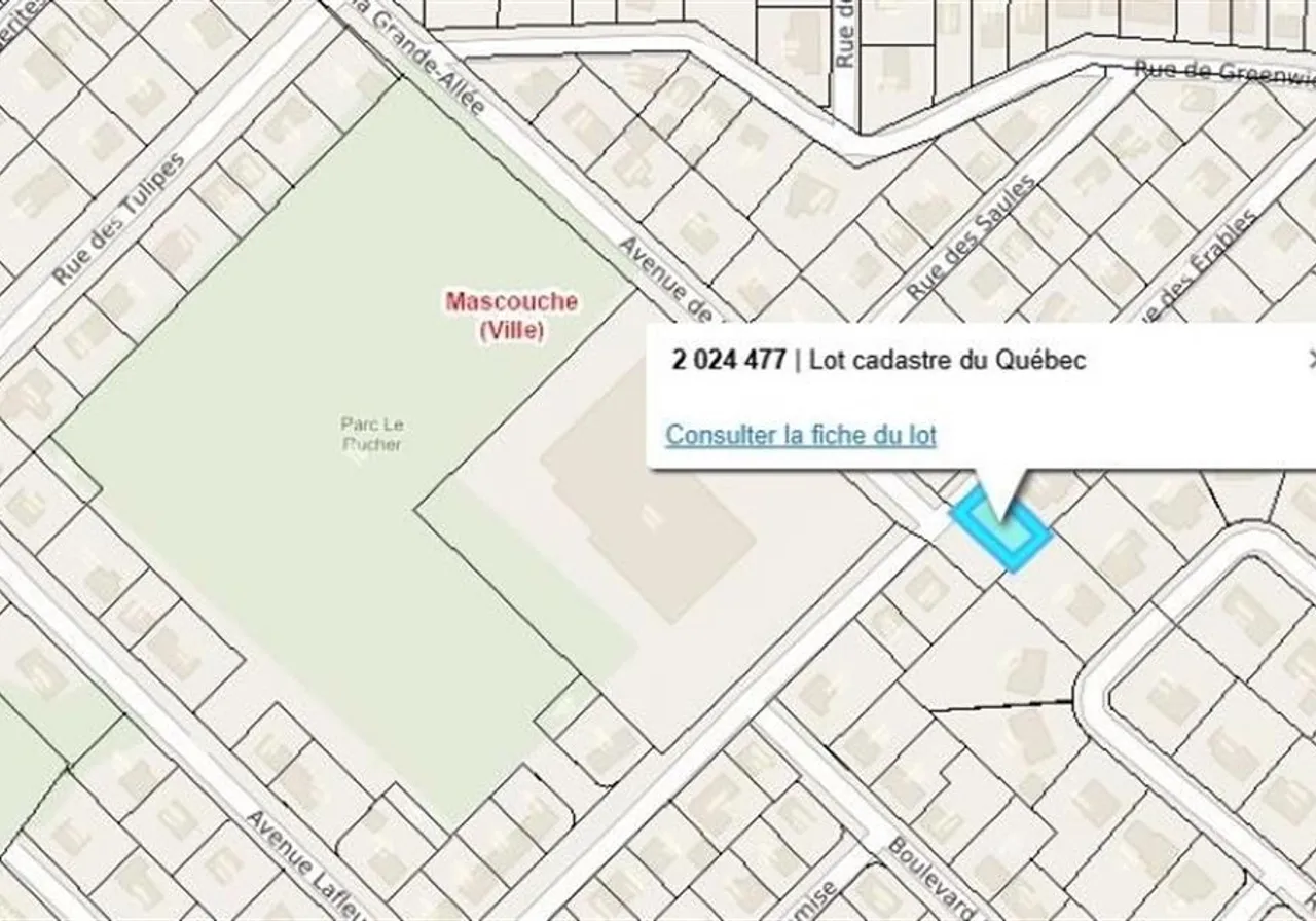 Terrain à vendre - 880 Rue des Érables, Mascouche, J7L 3H3