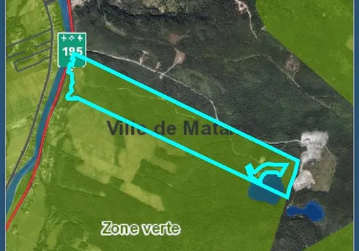 Terrain à vendre -  Route 195, Matane, G4W3M7