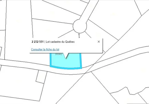 Terrain à vendre -  Ch. du Lac-Renaud, Sainte-Adèle, J8B 2T6