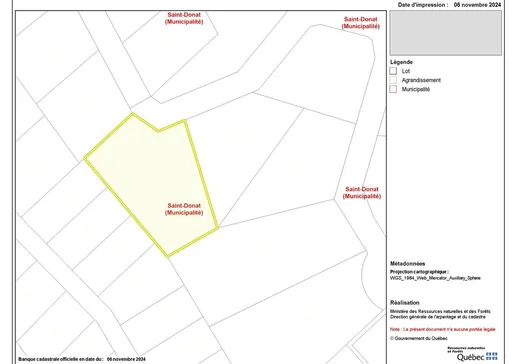 Land for Sale -  Ch. du Domaine-Forget, St-Donat-De-Montcalm, J0T 2C0