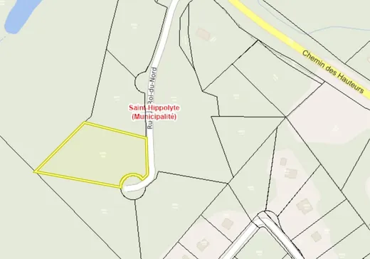 Terrain à vendre - 55 Rue du Roi-du-Nord, St-Hippolyte, J8A 1H1
