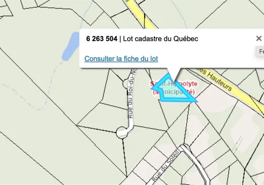 Terrain à vendre - 22 Rue du Roi-du-Nord, St-Hippolyte, J8A 0N7