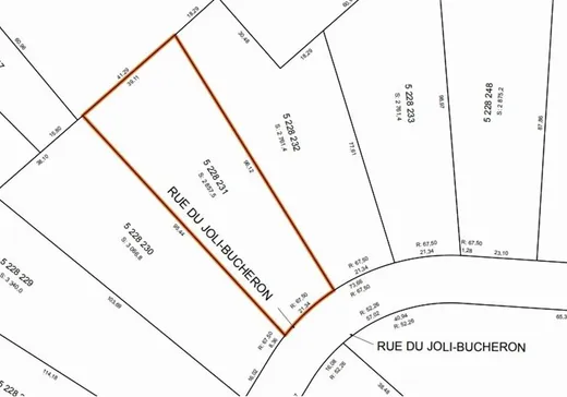 Terrain à vendre -  Rue du Joli-Bûcheron, Sainte-Marguerite-du-Lac-Masson, J0T 1L0