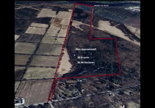 Terrain à vendre -  Route du Long-Sault, Lachute, J0V1X0