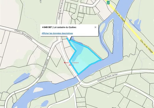 Land for Sale - 181 Ch. du Pont-de-Fer, Mont-Tremblant, J8E 1N2