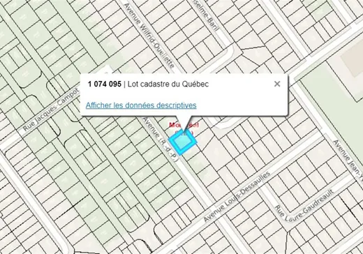 Terrain à vendre -  50e Avenue (R.-d.-P.), Montréal (Rivière des Prairies), H1E 6K2