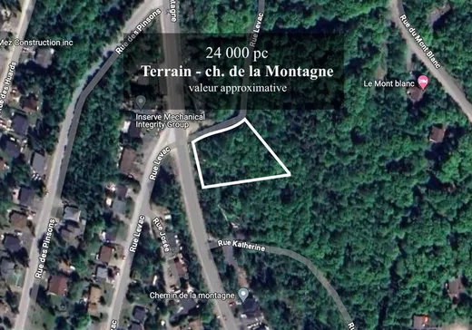 Terrain à vendre -  Ch. de la Montagne, Sainte-Agathe-des-Monts, J8C2Z7