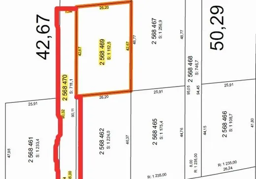 Terrain à vendre -  Rg de la Rivière N., Saint-Lin-Laurentides, J5M1Y7