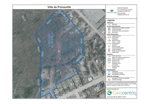 Land for sale -  Rue Demers O., Plessisville, G6L4G1