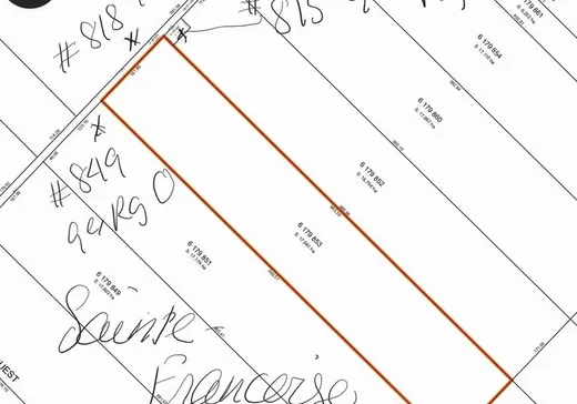 Terrain à vendre -  9e Rang O., Sainte-Françoise, G0S 2N0