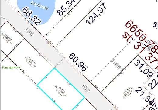 Land for Sale -  Rue Gaétan, Cap-De-La-Madeleine, G0X 3J0