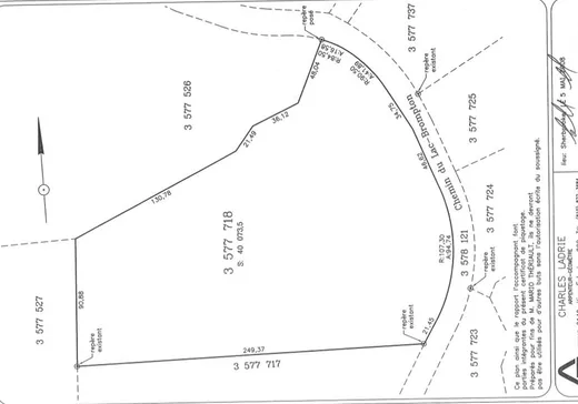 Terrain à vendre -  Ch. du Lac-Brompton, Orford, J1X 6L7