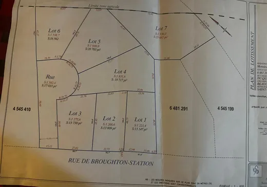 Land for Sale - 40 Rue Principale, St-Pierre-De-Broughton, G0N 1T0