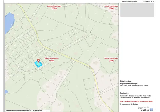 Terrain à vendre -  Rue des Cèdres, Saint-Colomban, J5K 1P2