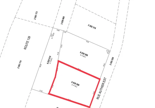 Terrain à vendre -  Rue Authier E., Granby, J0E2A0