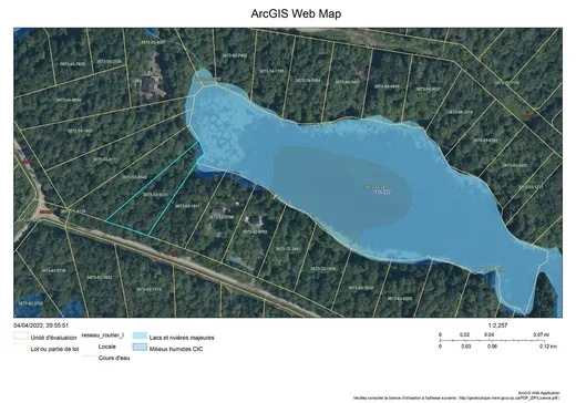 Land for Sale -  Ch. des Castors, Wentworth, J8H 0A8