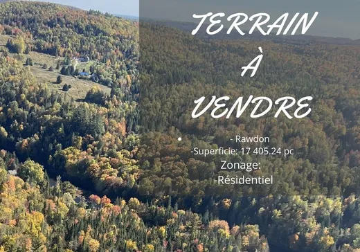 Terrain à vendre -  11e Avenue, Rawdon, J0K1S0
