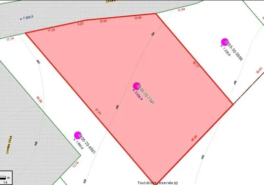 Terrain à vendre -  Ch. du 3e-Rang, Ste-Lucie, J0T2J0