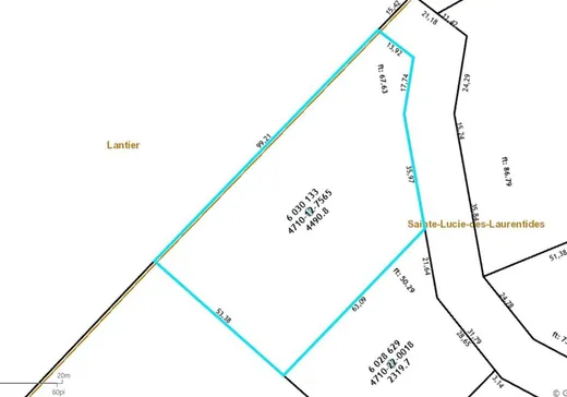 Land for Sale -  Ch. Fournelle, Lantier, J0T 1V0