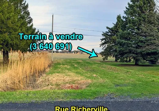 Land for sale -  Rue Richerville, Saint-Jean-sur-Richelieu, J2W1T2