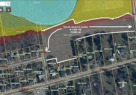 Terrain à vendre -  Rue Emily, Lachute, J8H 4J1