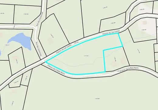 Terrain à vendre -  Ch. de la Baie-Noire, Wentworth, J0T 1Y0