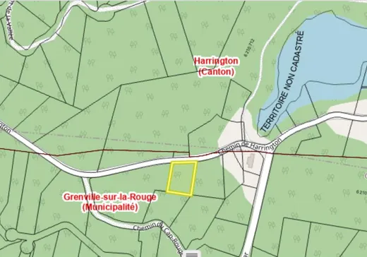 Terrain à vendre -  Ch. de Harrington, Grenville, J0V 1B0