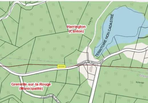 Terrain à vendre -  Ch. de Harrington, Grenville, J0V 1B0