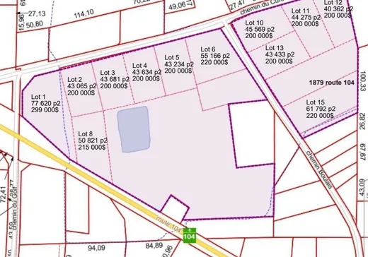 Land for Sale -  Ch. Boulais, Farnham, J2N 2P9