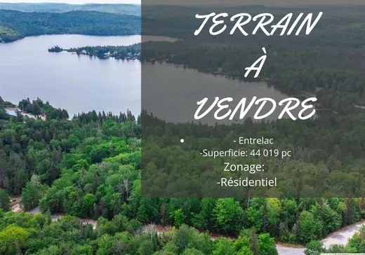 Terrain à vendre -  Ch. d'Entrelacs, Entrelacs, J0T2E0